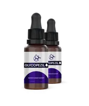 Glycopezil supplement bottle